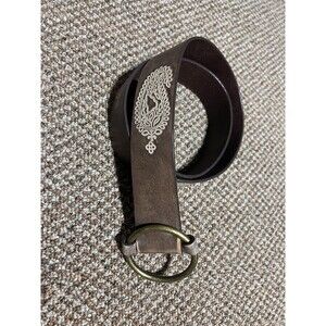 Gap leather belt brown Boho Gypsy  Women size S 40” Length